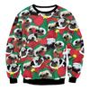 Autumn 3D Christmas Dog Printed Sweatshirts Fashionable Casual Sports Long Sleeved Men's and Women's Unisex Sweatshirts