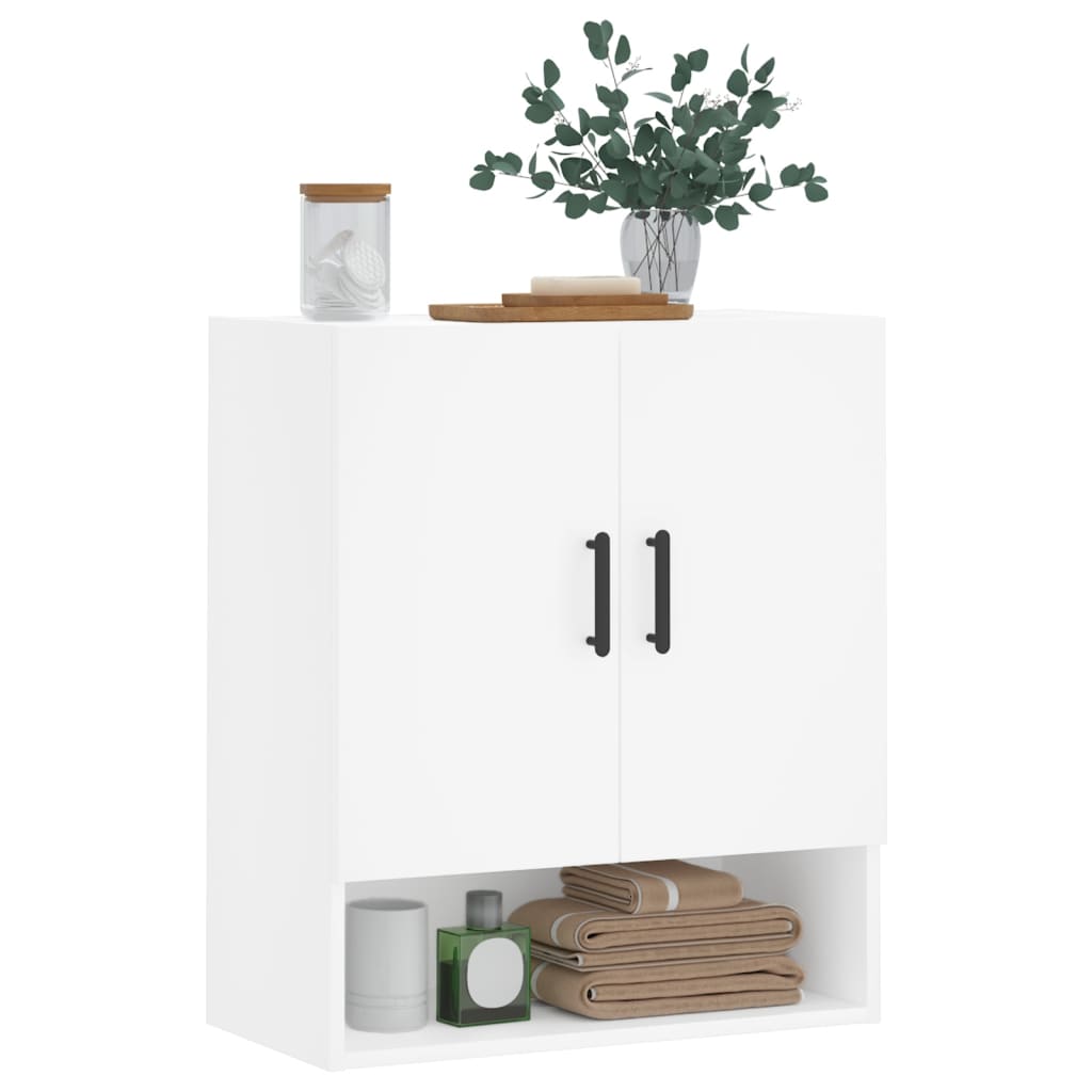 Wall Mounted Cabinet White 60 x 31 x 70 cm Engineered Wood