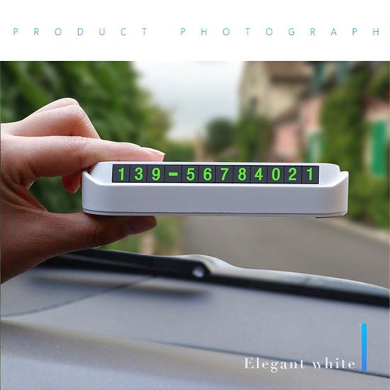 Автостайлинг Временная парковочная карта Номер телефона Карта-табличка Номер телефона Парковка Стоп в Автостайлинге Автомобильные аксессуары CLE