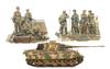 Дракон Вторая мировая война немецкая армия King Tiger Henschel башня Арденны 1944 3-я парашютная дивизия с 8 фигурками Пластиковая модель DR7400 1/72