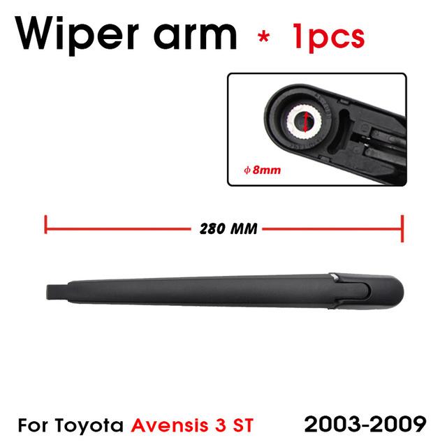 Автомобильные щетки стеклоочистителя заднего заднего стекла дворники для Toyota Avensis 3 ST хэтчбек 280 мм 2003-2009 автоаксессуары