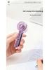 Mini USB Rechargeable Handheld Fan - Portable, Strong Wind Transparent Design