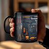 Кружка Механика Керамическая Забавная Кружка-Ящик для Инструментов для Механиков, Энтузиастов Гаража, Оригинальный Подарок для Мужа, Папы