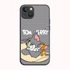 Чехол B-74 Jerry and Tom Black для Redmi 10A 10C 12C 13C 9A 9C 9T A3X Note 10 9 9S 10S iPhone 11 12 13 14 15 16 X XS Pro Max Mini 7 8 Plus XR