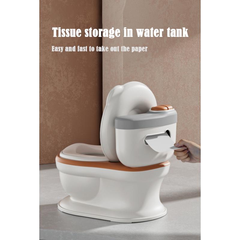 Детский музыкальный туалет, детский музыкальный туалет, имитирующий музыку.