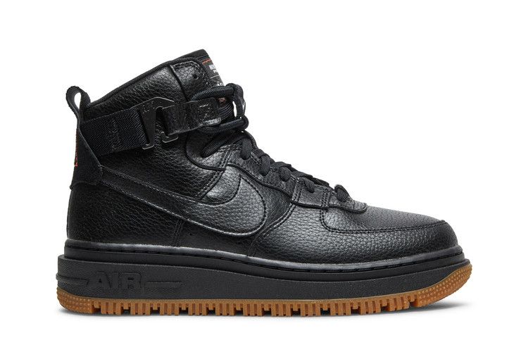 Nike Air Force 1 High Utility 2.0 Черный С Gum Оранжевый (Женский)