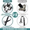 Dog Doorbell Training Adjustable Doorbell Dog Bell Suitable For Changing Dog Barking Scratching Door Toilet Training Dog Bell