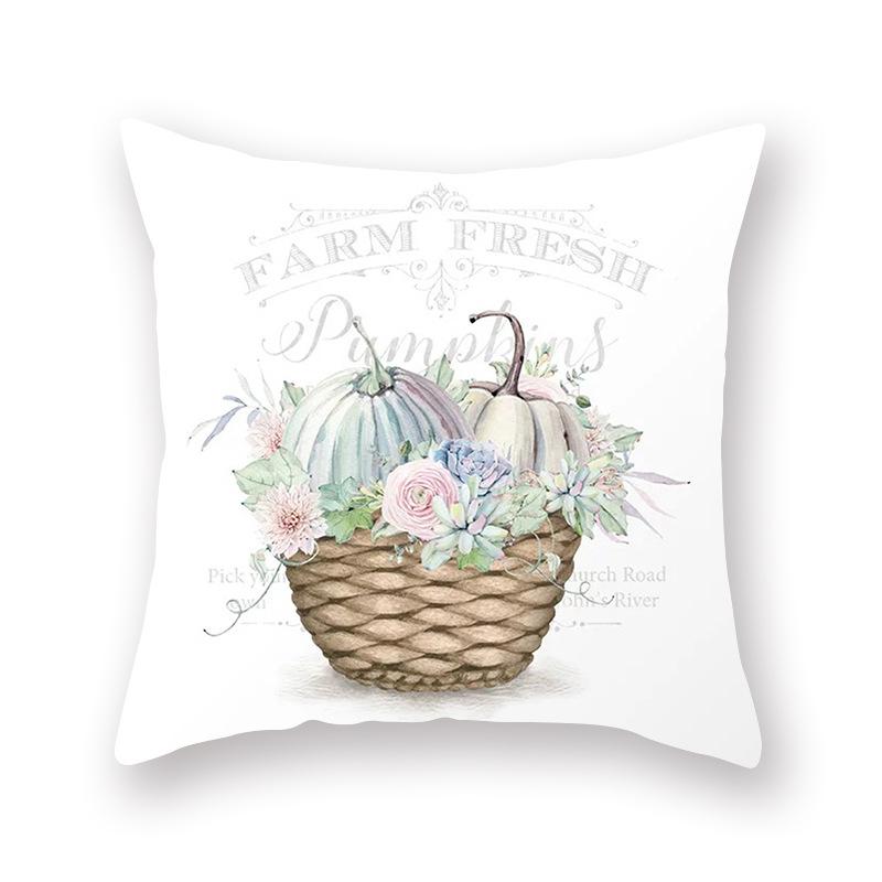 Наволочка с тыквой, фермерский декор, наволочка, наволочка для дивана, автомобиля, офиса, наволочка, осенний домашний декор