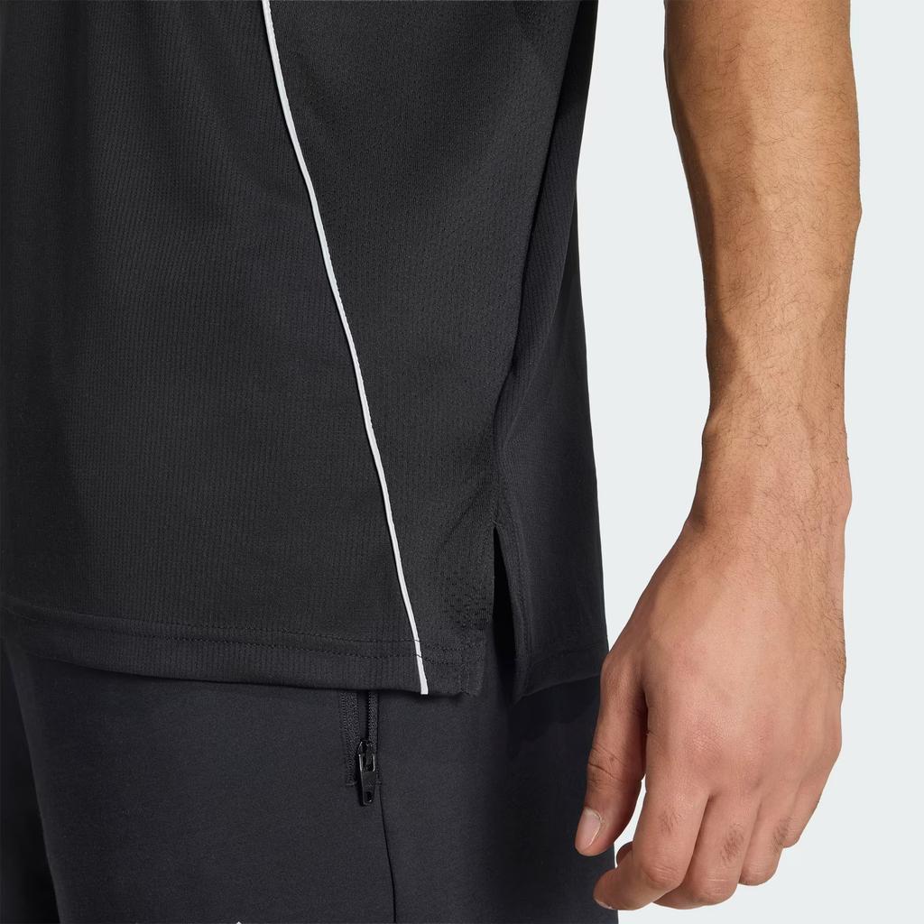 adidas SS26 Быстросохнущая сетчатая дышащая футболка Мужские Топы KG1926