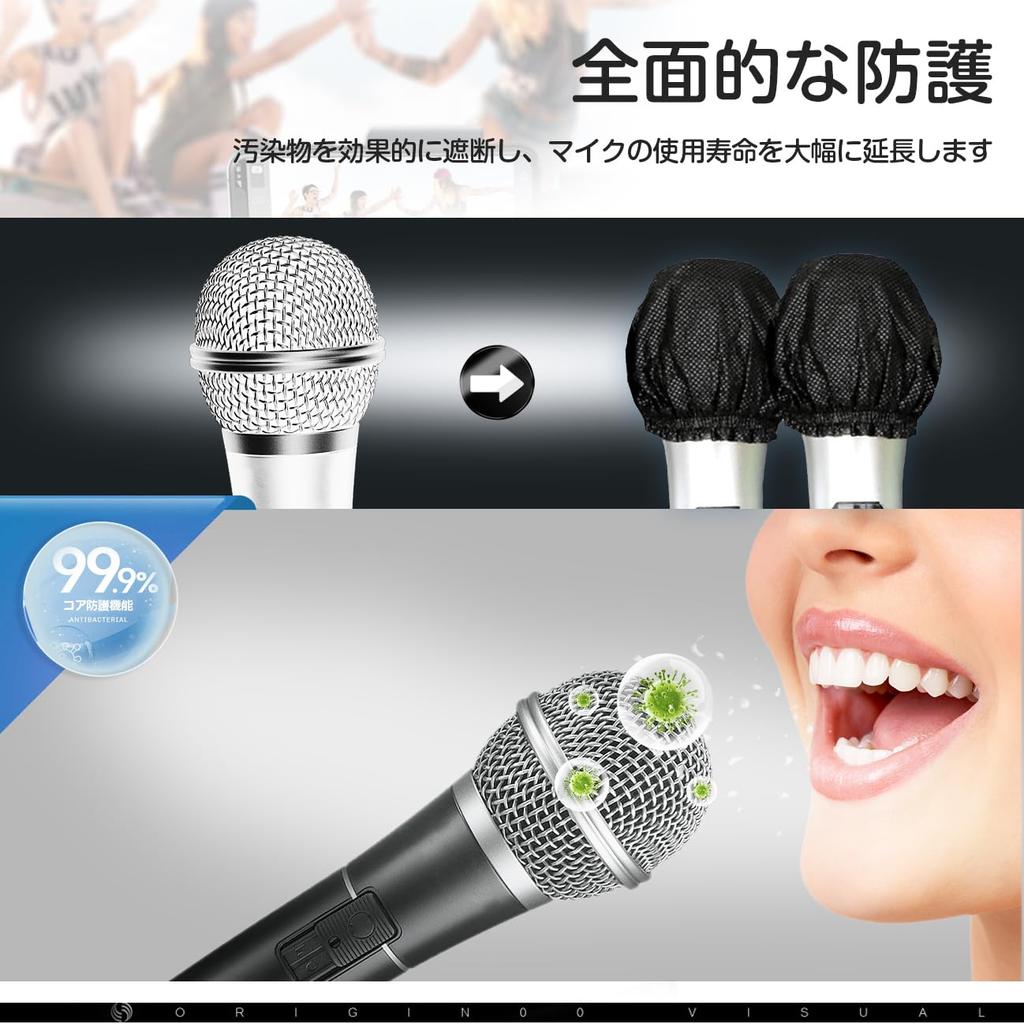 Microphone 25 5 Colors Microphone Individually Microphone Microphone Cover Cover, Disposable, Non-Woven, Lecture, Splash-Proof, Noise-Proof,