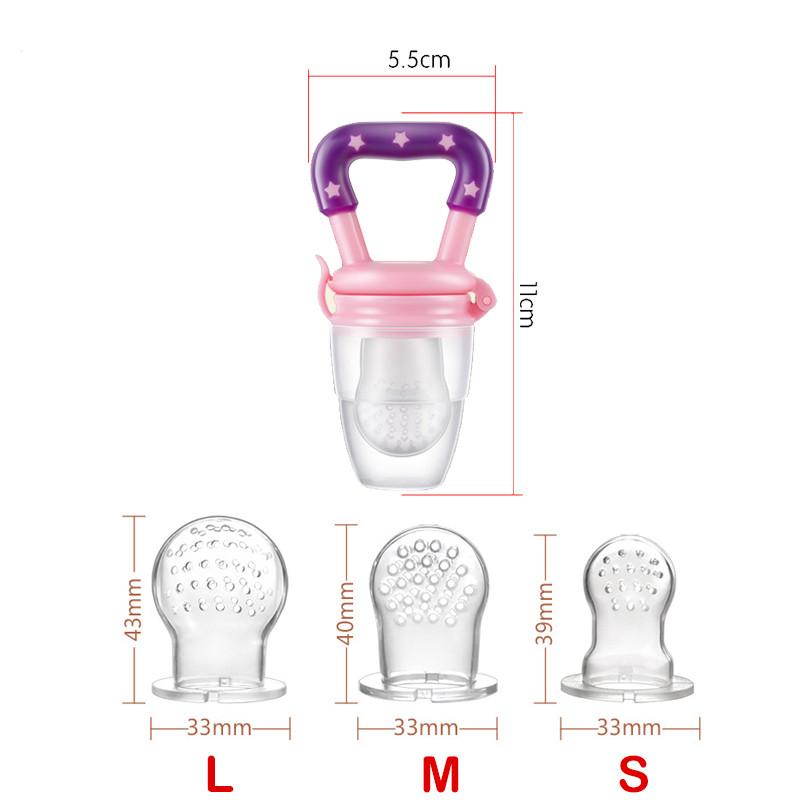3 In 1 Baby Nipple Fresh Food Fruit Milk Feeding Bottles Nibbler Learn Feeding Drinking Water Straw Handle Teething Pacifier