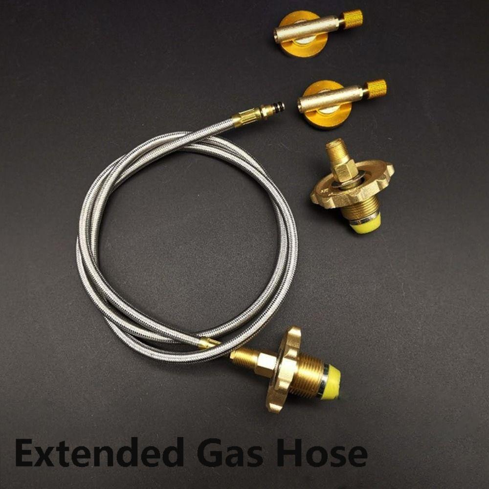 Adapter Extend Tube Outdoor Stove Brainded Hose Connectoe Equipment Extension Accessories Gas Tank