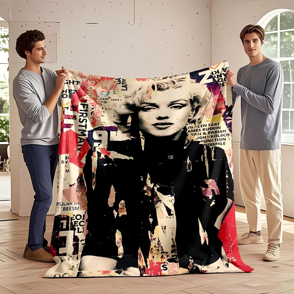 Retro Pop Art Style Blanket for all seasons blanket lunch break throw gift