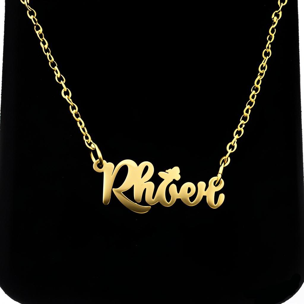 Charming 18K Gold Tone Greek SGRho Chapter Philo Symbol Design Dainty Butterfly Rhoer Charm Making Cute 1943 Sorority Necklace