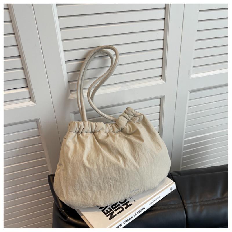 Женская повседневная пушистая сумка, большая вместительная сумка на одно плечо, хлопковая сумка, ультралегкая сумка на плечо