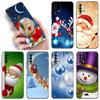 Счастливого Рождества Снеговик Чехол для телефона Для Xiaomi Redmi Note 5 6 9T K20 K40 K50 Pro 7A 8A 9A 9C 9i 10A 10C A1 S2 ТПУ Черная крышка