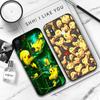JP38 Pokemon Pikachu Black Soft Case for Xiaomi Poco X6 X4 M5 M6 F5 F6 C65 C55 C50 C51 C40 Pro Redmi 14C A3X 13C 12C 11T 10A 9C Note 7 6 8A Plus