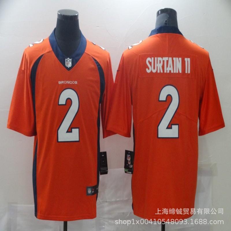Denver Broncos NFL Football Jersey 10 Nix Authentic Stitched Game Training Uniform Men Cotton Sports Apparel