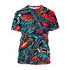 Fun Animal Bird Printed Men T-Shirts Cartoon Flamingo Graphic Tees Fashion Clothing Casual Short Sleeve Streetwear Tops