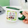 Opening Gift Cartoon Kitten with Lid Spoon Hand Gift Box Souvenir Ceramic Cup Cute Mug Set