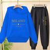 Children Hoodie Tracksuit Autumn Winter Letter Graphic Sweatshirt Pant Suit Boy Girl Fashion Sport Two Pieces Set