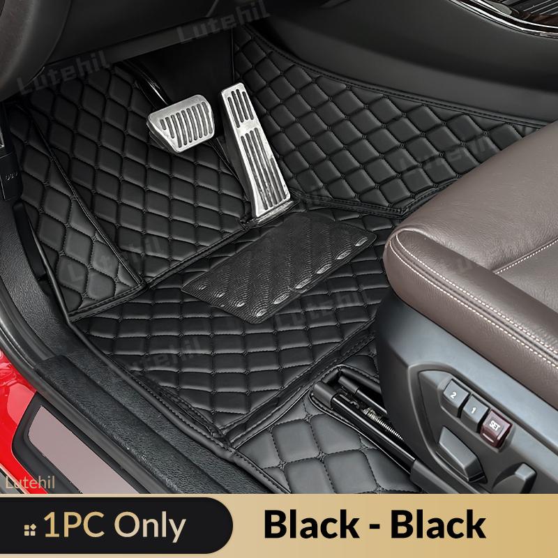 Lutehil Car floor mats for Cadillac CTS 2005 Sedan 4 Doors auto foot Pads automobile carpet cover Interior Accessories
