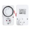 Timer Socket Indoor Mechanical 24 Hour PlugIn Outlet Timer Home Safety Tool