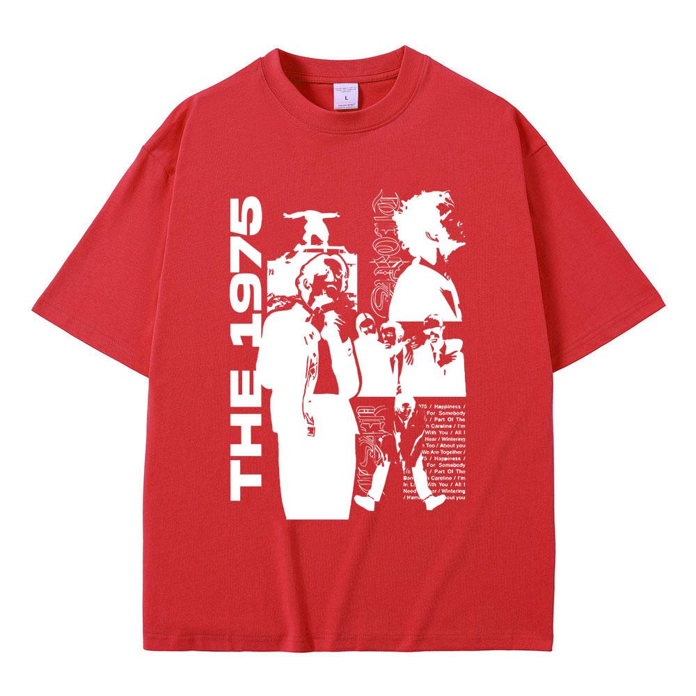 Рок-группа The 1975 Being Funny in A Foreign Language Принт Футболка Футболки с графикой Мэтти Хили Инди Альтернативная Мода Футболка