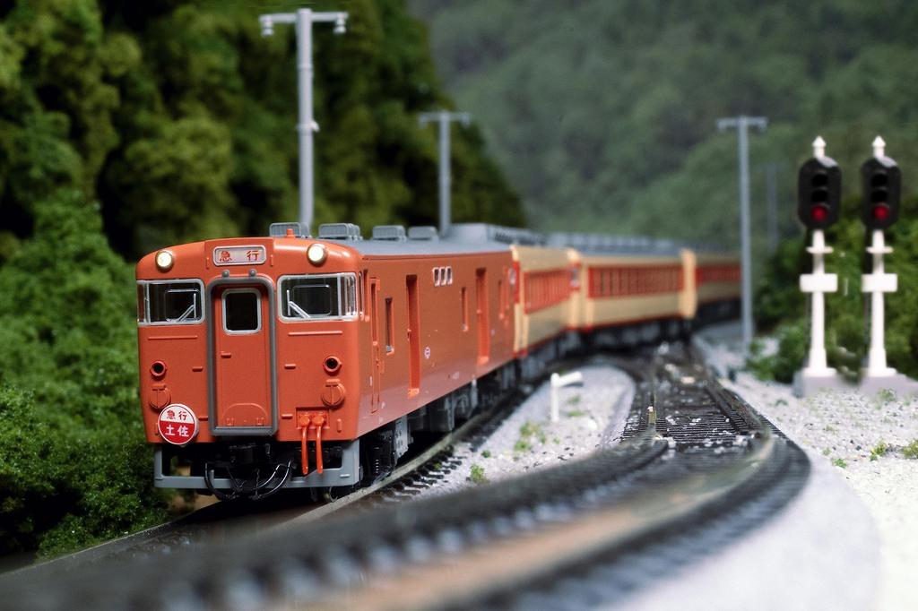 KATO N Gauge Серия Kiha 58 Экспресс Тоса Набор Модель дизель-поезда 5 вагонов 10-1804
