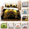 Home Gamepad Print Duvet Cover Set with Pillowcase Quilt Covers Best Gift Washable Bed Suit Kid Microfiber Soft
