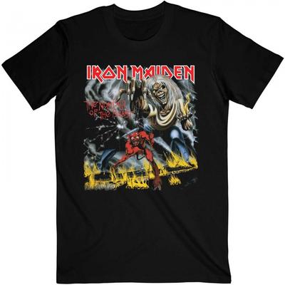 Iron Maiden Футболка унисекс с номером зверя для взрослых