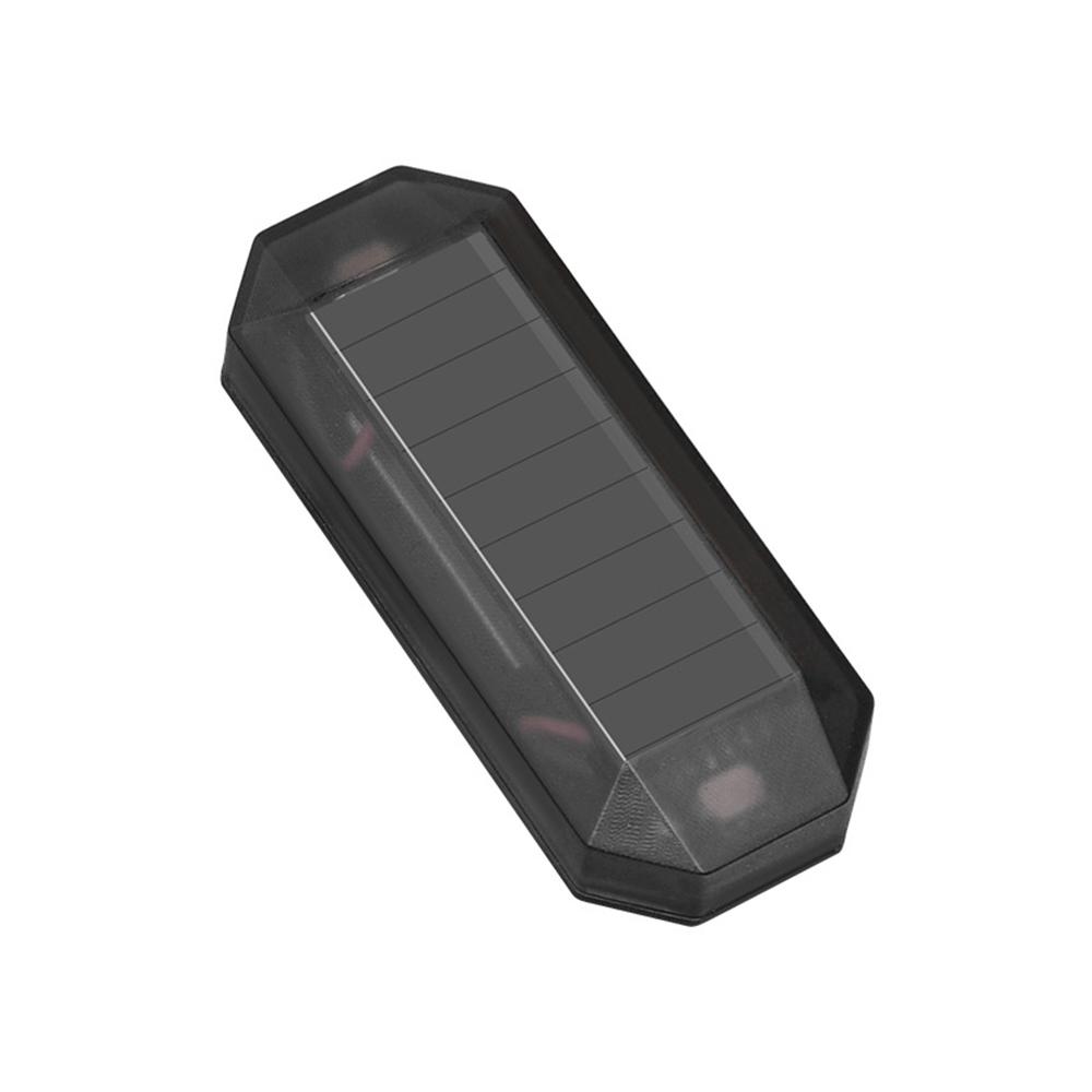 Автомобильные охранные огни Светодиодные мини-предупреждающие лампы на солнечной энергии Автомобильные предупреждающие лампы Ночная охранная имитация сигнальной лампы Мигающие предупреждающие огни