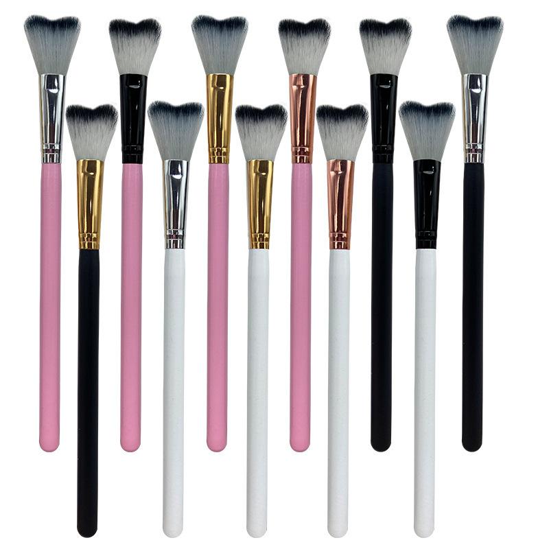 1 Pcs Lash Shampoo Curved Brush For Eyelash Extension Cleansing,Soft Makeup Removal Bath Swoop Brush Tools