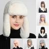 Ladies Winter Plush Fake Thick Hat Ear Protectors Warm Plush Hat