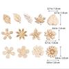 Kid Gift Crafts DIY Scrapbooking Embellishments Wood Slice Doodle Educational Toy Wooden Decoration