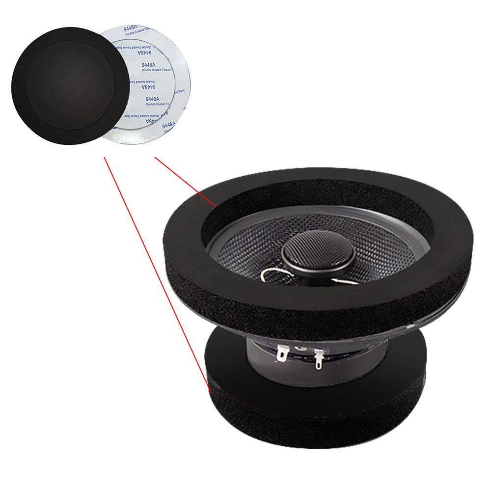 6,5-дюймовый автомобильный динамик, кольцо для басовой отделки двери, звукоизоляция, хлопок, аудиоколонки, изоляционное кольцо, звук, замена деталей салона