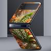 Прозрачный жесткий чехол для телефона с рисунком Ландыш для Samsung Galaxy Z Flip 7 6 5 4 Черная крышка для Galaxy Z Flip3 Складная сумка