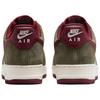 Nike Air Force 1 07 LV8 Cargo Khaki Dark Team Red Unisex Sneakers Grey Pale-Ivory FQ8714-302