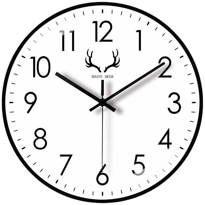 8 Inch Bedroom Simplicity Wall Clock Wall Clock Large Number Wall Clock Silent Watch Home Living Room Office Study
