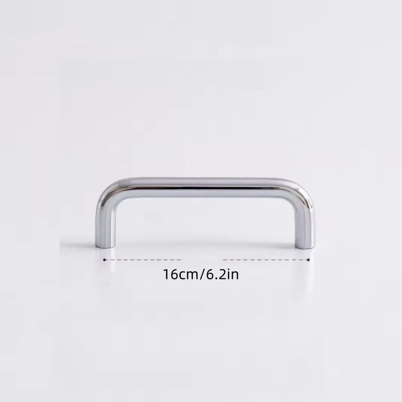 64mm-320mm Solid Stainless Steel U Type Cabinet Handles Drawer Door Knobs Pulls Furniture Wardrobe Cupboard Doors Bar Handles