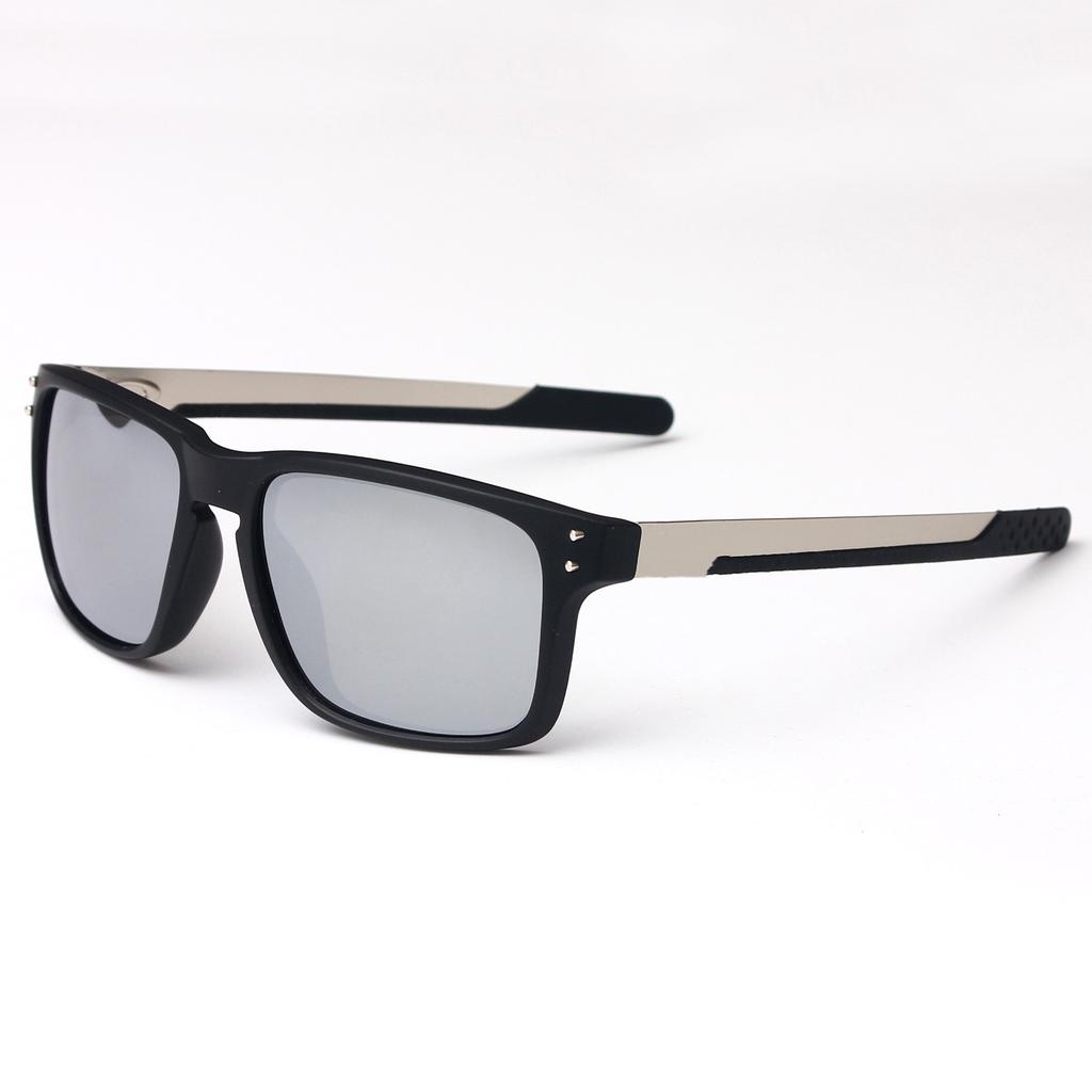 European and American style polarized sunglasses, retro square-frame sunglasses for men and women, suitable for cycling and driving9385