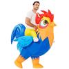 Colorful Wings, Big-eyed Rooster Inflatable Suit, Adult