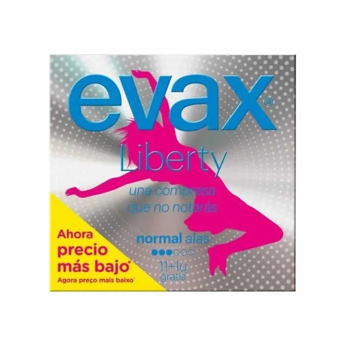 Evax Liberty Normal With Wings Sanitary Towels 14 Units