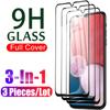 3 Pcs Full Cover Tempered Glass Screen Protector Protective Film Samsung Galaxy Huawei Honor Nova RedMi Note 11 XiaoMi Mi iPhone 12 13 Realme OnePlus
