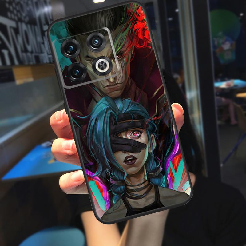 Чехол Jinx Arcane для OnePlus 10T 8T 9RT 12 13 13R 11 9 10 Pro OnePlus Nord 4 CE 2 3 Lite N20 N30