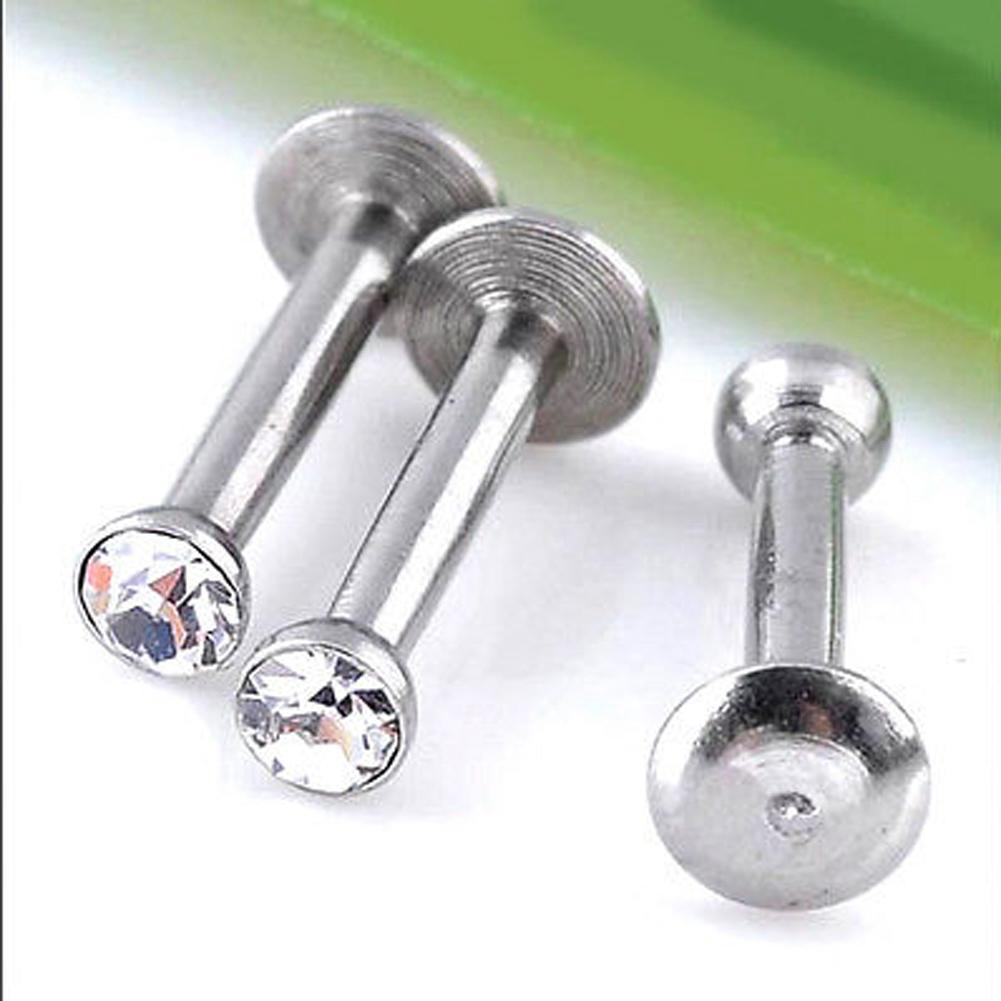 Хорошие украшения для тела Монро Трагус антиаллергенный губной лабрет кольцо 316L хирургическая сталь гвоздики пирсинг циркон мода 1 шт