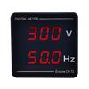 Вольтметр и частотомер Двойной цифровой дисплей AC50-500V 10-99.9HZ Высокоточный цифровой измеритель Вольтметр Измерение частоты