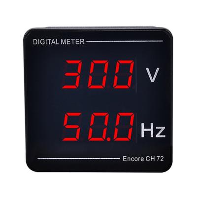 Вольтметр и частотомер Двойной цифровой дисплей AC50-500V 10-99.9HZ Высокоточный цифровой измеритель Вольтметр Измерение частоты