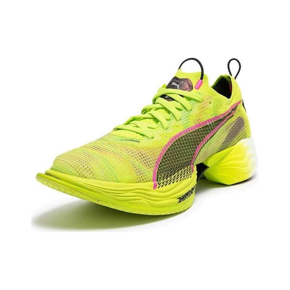 Puma Fast-R Nitro Elite 2 Lime Pow Poison Pink Women Sneakers Green Black 309829-01