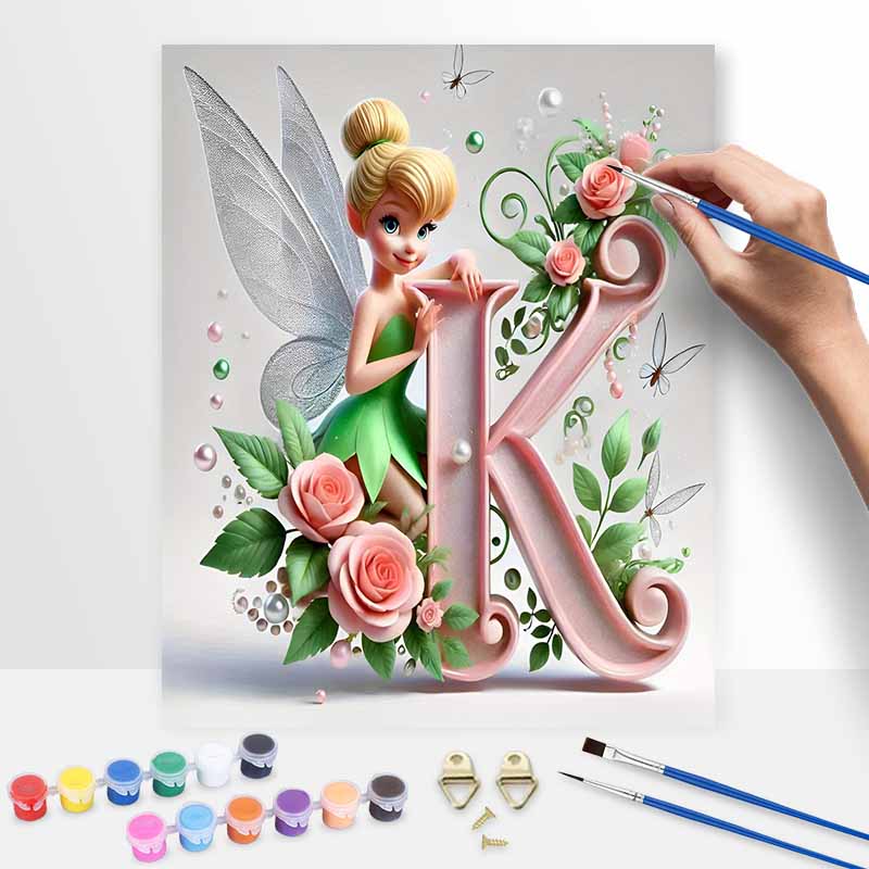 Disney Масляная живопись Картина Искусство Королева фей Хобби Развитие Подарки Декор для дома
